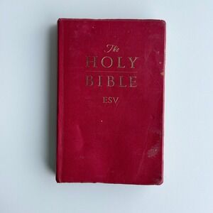 The Holy Bible ESV English Standard Version Red Soft Cover Crossway 2001